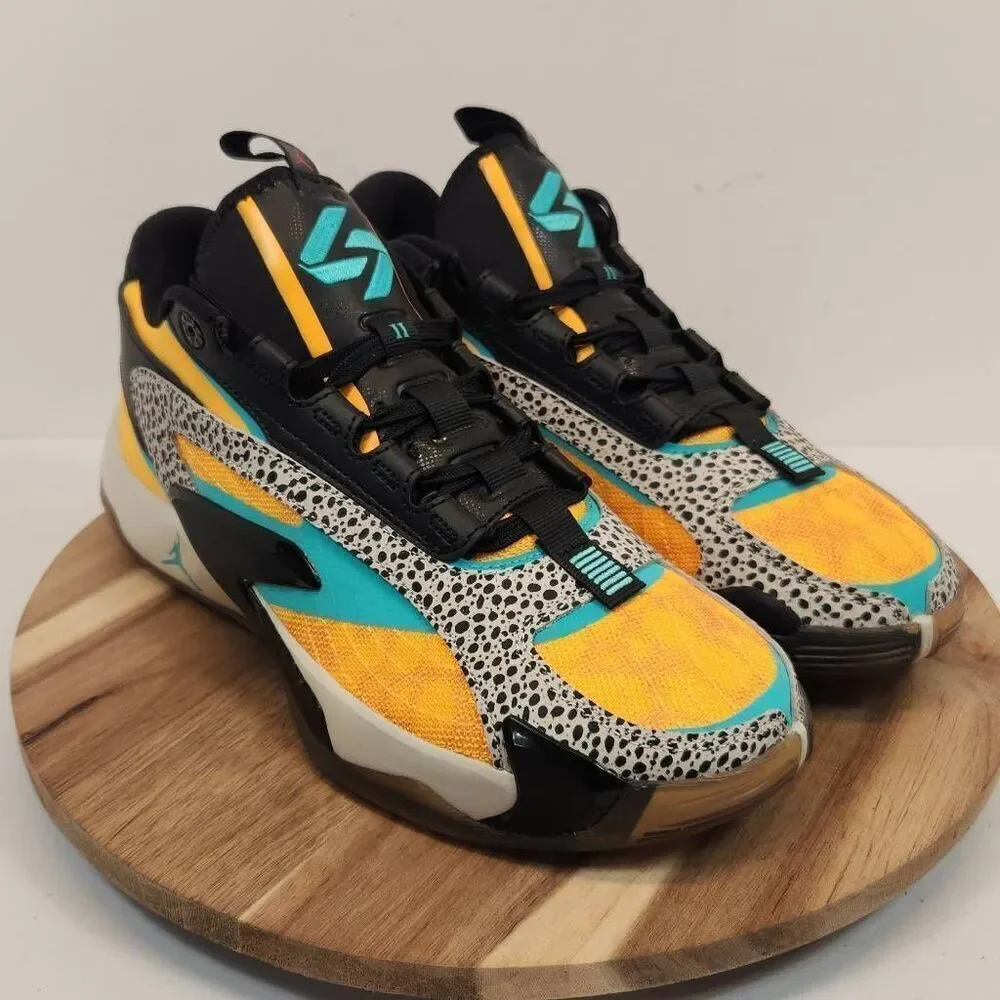 Jordan Luka 2 Saf Men's Size 9.5 Orange Black Teal